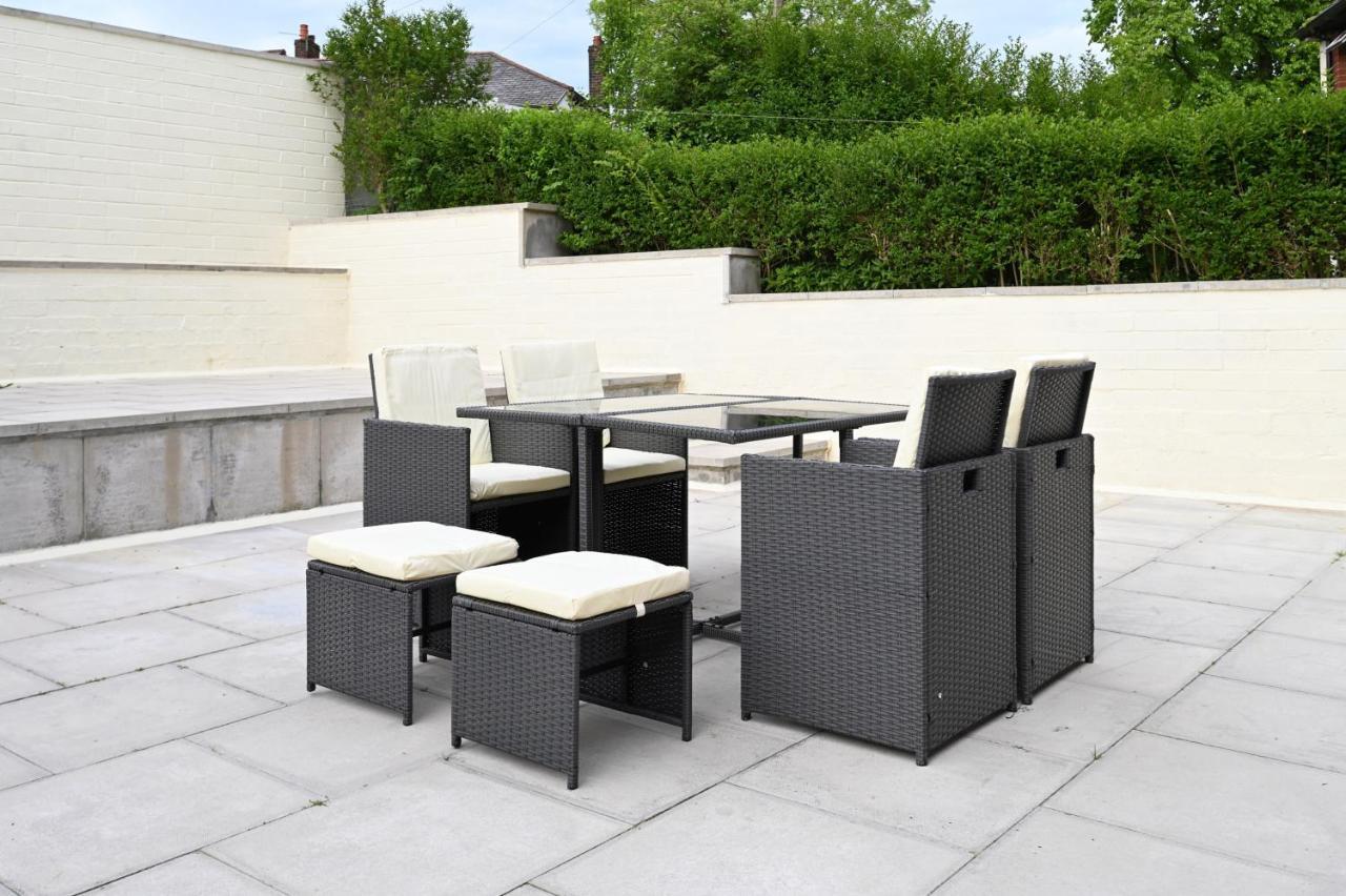 Sleek And Stylish 3 Bed In Bolton - Garden - Parking Vila Exterior foto